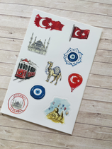 Stickers Voyage Turquie A6
