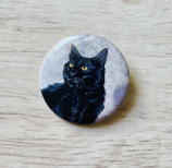 Badge chat noir