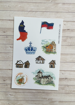 Stickers Voyage Liechtenstein A6