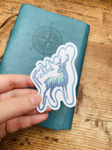 Stickers valise voyage Finlande