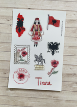 Stickers Voyage Albanie A6