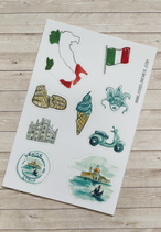 Stickers Voyage Italie A6
