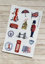 Stickers Voyage UK A6