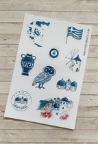 Stickers Voyage Grèce A6