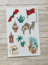 Stickers Voyage Maroc A6