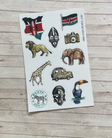 Stickers Voyage Kenya A6