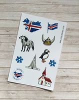 Stickers Voyage Islande A6