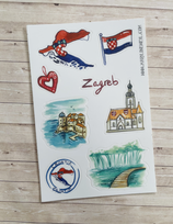 Stickers Voyage Croatie A6
