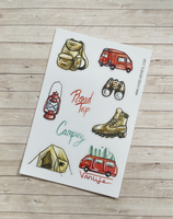 Stickers Voyage Camping A6