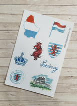 Stickers Voyage Luxembourg A6