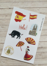 Stickers Voyage Espagne A6