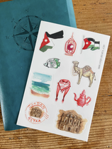 Stickers Voyage Jordanie A6