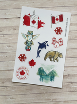 Stickers Voyage Canada A6