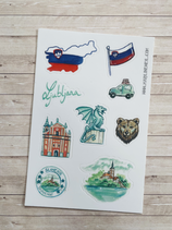 Stickers Voyage Slovénie A6