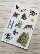 Stickers Voyage Malaisie A6