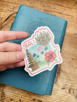 Stickers valise voyage Bali