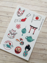 Stickers Voyage Japon A6