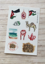 Stickers Voyage Jordanie A6