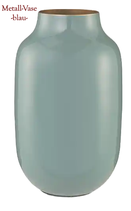 Pip Studio Metall-Vase, oval, glänzend