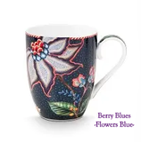 Pip Studio Tasse L -Berry Blues-