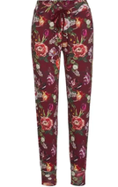 Essenza Homewear Trousers Long 'Jules Scarlett' -Wine Red- Größe L
