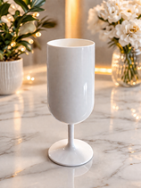 Verre a vin plastique réutilisable