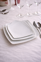 Assiette carrée Vanity