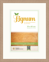 STAFFELPREIS bei 10 Stück je Größe Wechselrahmen Lignum - Nussbaum