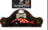 6 cappelli di carta da pirata