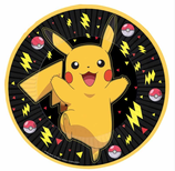 Piatto di Carta 23cm Pikachu "Pokémon" 8pz
