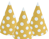 cappellino cono pois