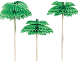 Stuzzicadenti a nido d'ape di palma, confezione da 12, verde