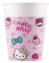 Bicchiere di Carta Hello Kitty "Fashion Stylist" 8pz