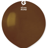 palloncino in lattice 19" toni del marrone 50pz