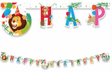 Festone Happy Birthday "Giungla Party" 2mt