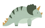 Tovagliolo Sagomato Dinosauro "Triceratops" 12pz
