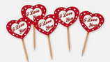 PICK A CUORE SAN VALENTINO I LOVE YOU 24PZ