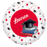 Palloncino in Foil 18" con Tocco e Libri "Laurea"