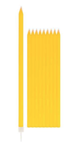 Candelina Stelo 15cm Giallo