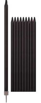 Candelina Stelo 15cm Nero