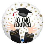 Palloncino in Foil 18" "La mia Laurea"