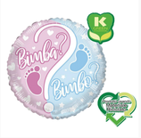Palloncino in Foil 18" Bimba o Bimbo? "Boy or Girl"
