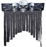 Tenda per Porta con Teschi di Halloween 90cm