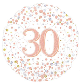 Palloncino in Foil 18"  Rose Gold "Sparkling Fizz"