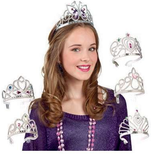 Coroncina da Principessa Argento Assortita "Diana" 1 PZ