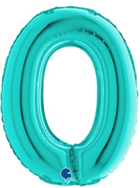 Palloncino in Foil 14" Numero 0 Tiffany