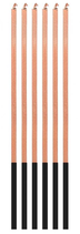 Candelina Stelo 15cm Quadrata Rose Gold Metallizzato