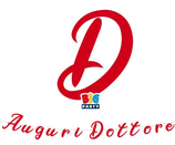 Festone Laurea "Auguri Dottore" 3mt