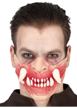 Mezza Maschera Con Canini, Latex