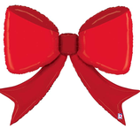 Palloncino in Foil 44" Super Shape Fiocco Rosso "Red Bow"